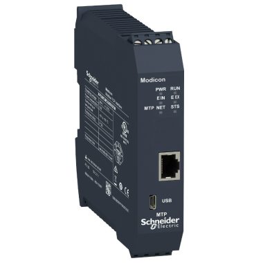 SCHNEIDER XPSMCMCO0000EM Preventa XPS MCM biztonsági vezérlő, kommunikációs modul, Modbus TCP, 1xRJ45, csavaros