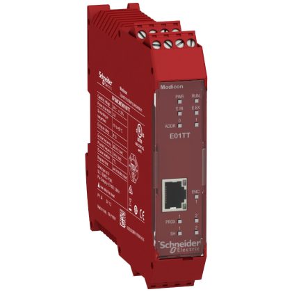   SCHNEIDER XPSMCMEN0100TT Preventa XPS MCM biztonsági vezérlő, biztonsági sebességfigyelő modul, 1 TTL enkóder + 2 közelités értékelő bemenet