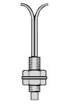 SCHNEIDER XUFN05321 Optikai szál, tárgyreflexiós, M6, érzékelési táv.: 70mm