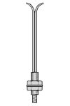 SCHNEIDER XUFN05323 Optikai szál, tárgyreflexiós, M4/M6, érzékelési táv.: 70mm