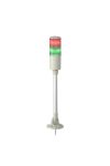 SCHNEIDER XVGM2M Harmony Easy komplett fényoszlop, 2 szintes, piros-zöld, 230 VAC, tartócsöves, csavaros, elhajtható,