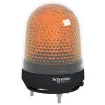   SCHNEIDER XVR3B05S Multifunkciós forgó jelzőegység, LED, 100mm, IP23, narancs, berregővel, 12-24 VAC/DC