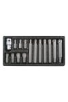 YATO YT-0419 Bit klt. 15r. RIBE M6-M14 L=30mm 1/2 col