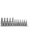 YATO YT-04331 Bithegy dugófejjel Torx 12 r. (1/4 col L=37mm T8-T30, 3/8 col L=48mm T40-T55)