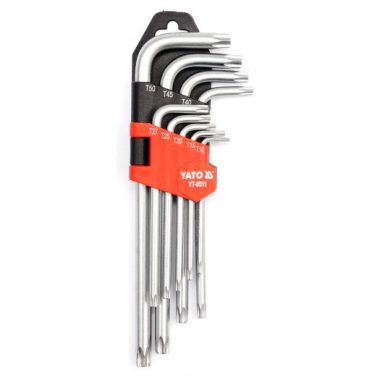 YATO YT-0511 Torx kulcs készlet 9 részes (T10-T50) CrV