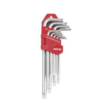 YATO YT-0512 Torx kulcs készlet 9 részes, hosszított (T10-T50) CrV~