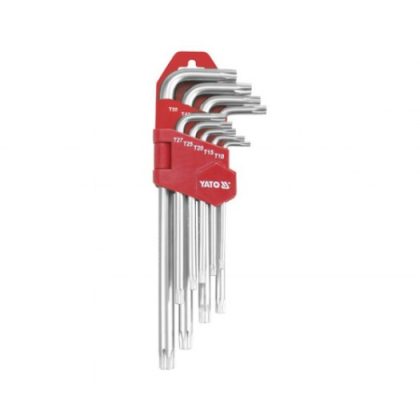   YATO YT-0512 Torx kulcs készlet 9 részes, hosszított (T10-T50) CrV~