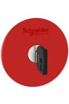 SCHNEIDER ZB4BS964 Kulcsos vészgombfej, átm:60mm, piros