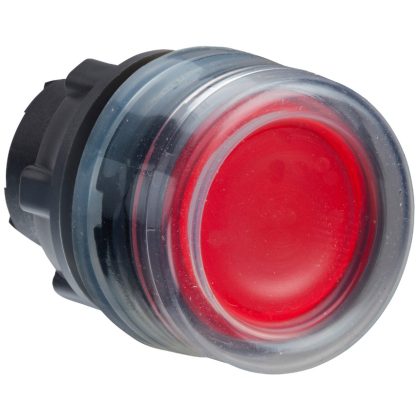   SCHNEIDER ZB5AW543 Világító nyomógombfej védősapkás piros