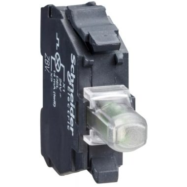 SCHNEIDER ZBVBG5 LED blokk, sárga, 24V AC/DC