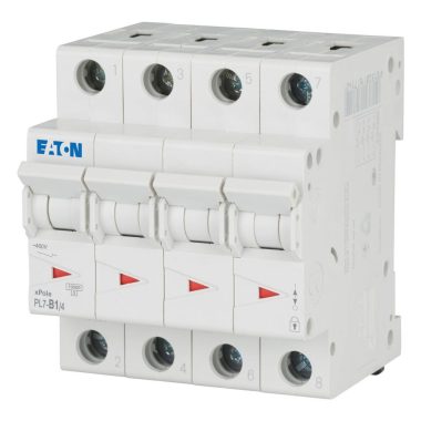 EATON 165146 PL7-B1/4 Kismegszakító, 10kA 4pól.