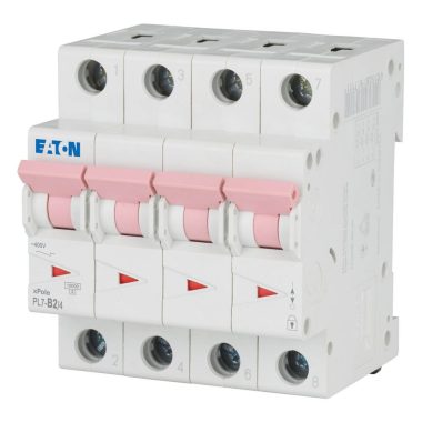 EATON 165153 PL7-B2/4 Kismegszakító, 10kA 4pól.