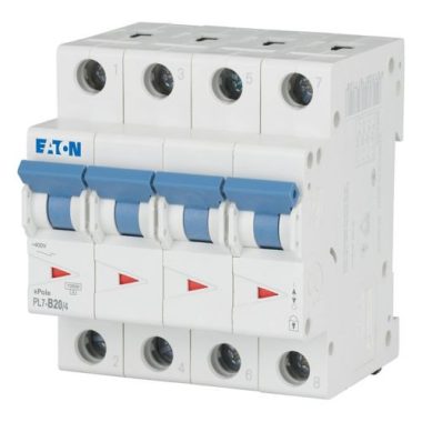 EATON 165164 PL7-B63/4 Kismegszakító, 10kA 4pól.