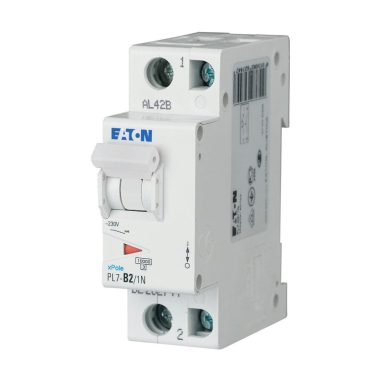 EATON 165218 PL7-B2/1N Kismegszakító, 10kA 1pól.+null