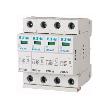 EATON 167586 SPCT2-135/4 komplett túlfesz. levezető, C, 4p, Uc=130V AC