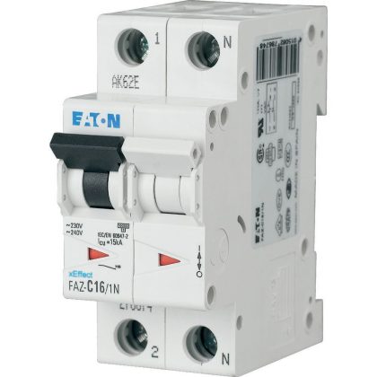 EATON 239046 FAZ6-B13/1N Kismegszakító, 6kA 1-pól.+null