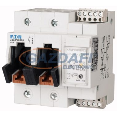 EATON 248239 Z-SLK/NEOZ/2 Biztosítós szak.kapcsoló betétfigyeléssel 2p, 63A