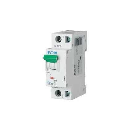 EATON 262727 PL7-B6/1N Kismegszakító, 10kA 1pól.+null