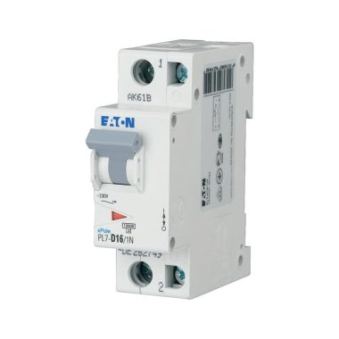 EATON 262758 PL7-D16/1N Kismegszakító, 10kA 1pól.+null