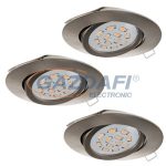 EGLO 31689 Led beépíthető szpot GU10 3x5W mnikkel