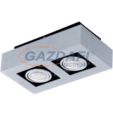 EGLO 91353 LED-es fali/ mennyezeti GU10 2x3W alu Loke1