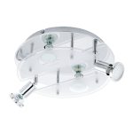 EGLO 93085 menny 4xGU10 3W LED króm kerek Cabo1