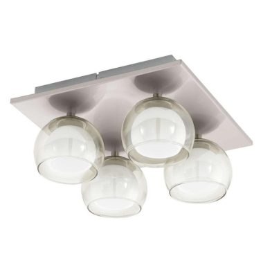 EGLO 94317 Led-es mennyezeti 4x3,3Wmattnikkel Ascolese