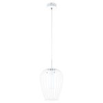 EGLO 94337 Led-es függ.1x9Wfehér/kr.27,5cmVencino