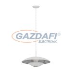 EGLO 95756 Függeszték E27 1x60W fehér/ezüst Nuvano