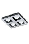 EGLO 96534 LED menny 4x3,3W króm/fekete Bellamonte