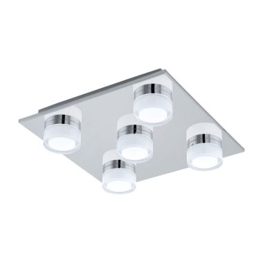 EGLO 96544 Led mennyezeti 5x7,2W IP44 króm Romendo1