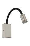 EGLO 96567 LED fali 3,5W 3000K 380Lm fekete/nikkel USB Tazzoli