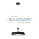   EGLO 96803 Függeszték E27 1x60W 36,5cm fekete/fehér Tabanera