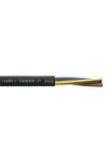 Rubber cable 5x0,75mm2 spun black H05RR-F