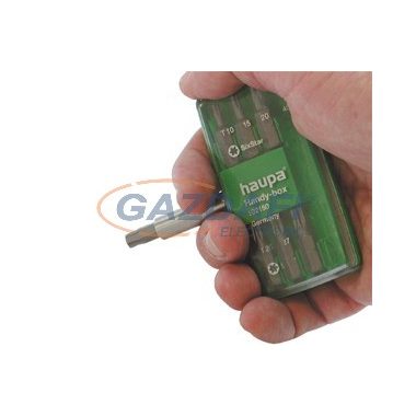 HAUPA 102150 Bitfejes torx csavarhúzó készlet Handy-Box