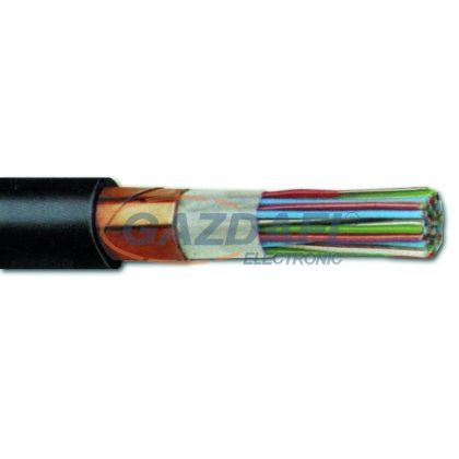    F-2YC2Y 80x2x0,8mm2 cablu de telecomunicații cu bandă de cupru ecranare PE 200 / 300V negru