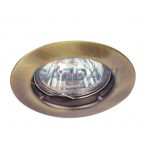   RÁBALUX 1095 spot lámpa relight kör billenthető GU5.3 antik bronz 230V 50W A++ -> E