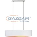   RÁBALUX 2532 Monica függeszték E27 2X60W,fehér/ arany/ króm 230V     A++ -> E