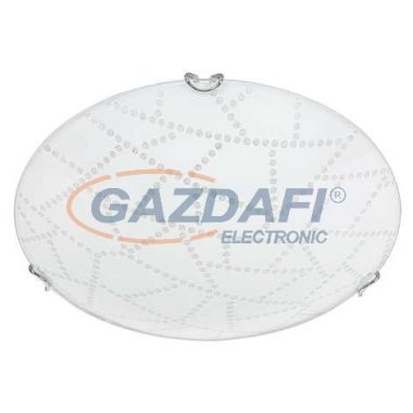 RÁBALUX 3225 Emory mennyezeti lámpa, 300x58mm, LED 12W, fehér/króm 230V 3000K 960lm A+