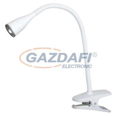 RÁBALUX 4196 Jeff csiptetős asztali lámpa LED 4,5W, fehér 230V 3000K 330lm A+