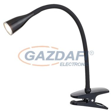 RÁBALUX 4197 Jeff csiptetős asztali lámpa LED 4,5W, fekete 230V 3000K 330lm A+