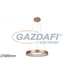   RÁBALUX 5055 Carmella,függeszték, LED  80W,arany/fehér 230V  4000K 6335lm A