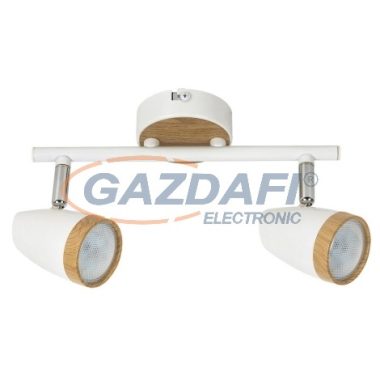 RÁBALUX 5565 Karen spot lámpa,2x4W, LED  fényforrással,fehér/bükk 230V  3000K 560lm A+