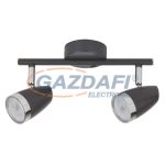   RÁBALUX 6513 Karen 2-es spot lámpa LED 2x4W antracit/króm 230V 3000K 560lm A+