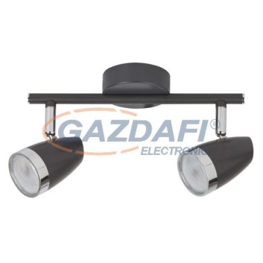 RÁBALUX 6513 Karen 2-es spot lámpa LED 2x4W antracit/króm 230V 3000K 560lm A+