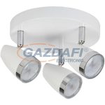   RÁBALUX 6668 Karen 3-as spot lámpa LED 3x4W fehér/króm 230V 3000K 840lm A