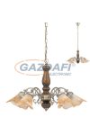 RÁBALUX 7095 Rustic3 5 ágú csillár E14 5x40W bronz-dió 230V