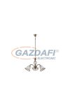 RÁBALUX 7173 Art flower 3 ágú csillár E14 3x40W bronz 230V     A++ -> E