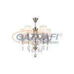   RÁBALUX 7279 Claudia 5 ágú csillár E14 5x max40W bronz 230V     A++ -> E