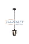 RÁBALUX 8128 Sorrento kültéri függeszték LED 8W matt fekete IP44 230V  3000K 500lm A